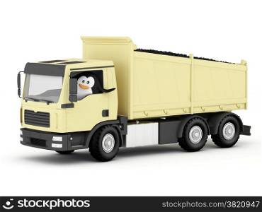 The penguin as a coal delivery driver