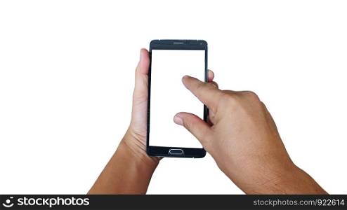 The phone white background isolated asian thailand