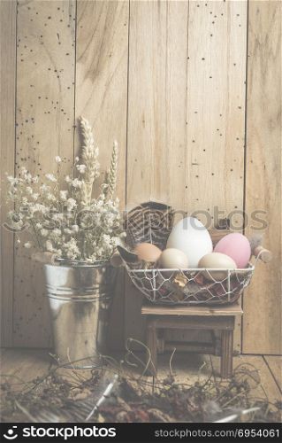 the picture art for easter festival, vintage filtered Images