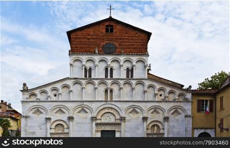 The Pisan-Romanesque Church of Santa Maria Forisportam, Lucca, Tuscany, Italy
