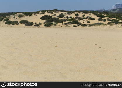 The Piscinas dunes in Southwest Sardinia, Italy