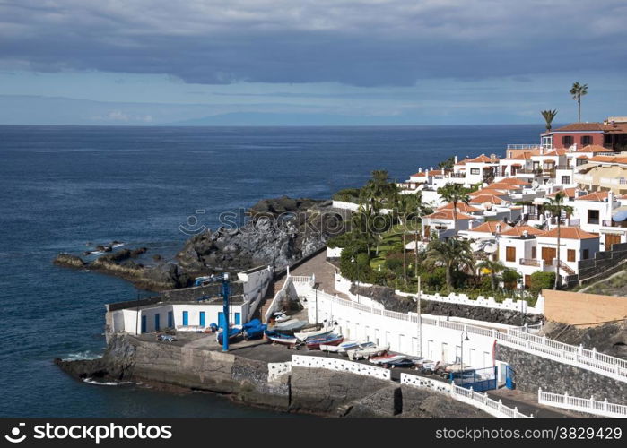 The place los gigantes on the spanish island of Tenerife