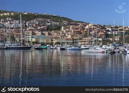 The port of Palau (Lu Palau) in the province of Sassari on the north coast of Sardinia, Italy.