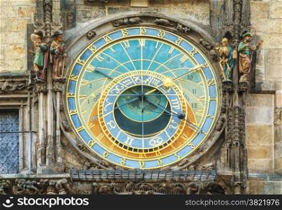 The Prague Astronomical Clock at Old City Hall in Prague