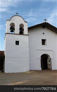 The Presidio Chapel at El Presidio de Santa Barbara State Park.