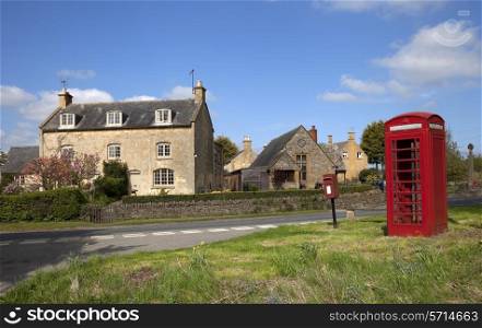 The pretty Cotswold village of Aston Subedge near Chipping Campden, Gloucestershire, England.