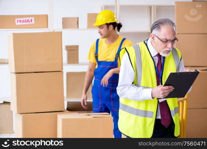 The professional movers doing home relocation. Professional movers doing home relocation