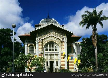 The public library is seen in Fort de France on the island of Martinique