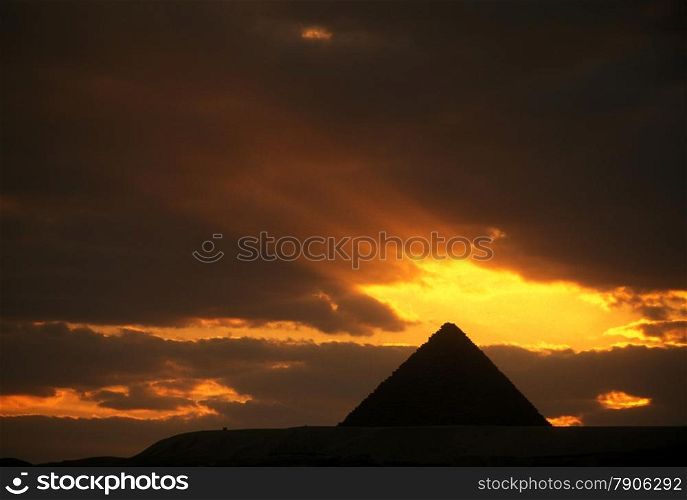 the Pyramids of Giza near the city of Cairo in Egypt in North Africa. . AFRICA EGYPT CAIRO GIZA PYRAMIDS