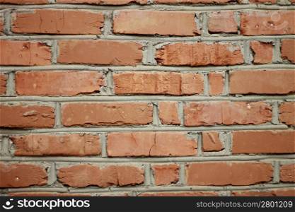 The Red brick wall background texture
