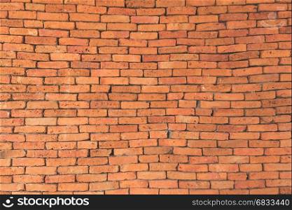 The red brick wall on background.