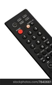 The red button of inclusion on a remote control