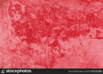 The Red color paint concrete wall for texture design. Red color paint concrete wall for texture design