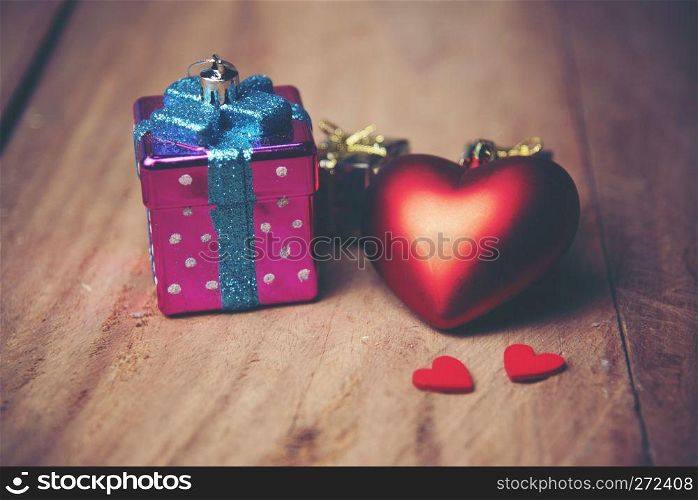 The red Heart shapes on abstract background in love concept for valentines day with sweet and romantic moment