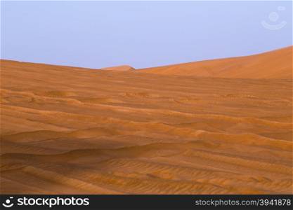 The Red sand of the Pink Rock Desert, Sharjah, Dubai, UAE