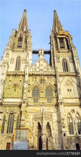 The Regensburg Cathedral is the most important church and landmark of the city of Regensburg, Germany.
