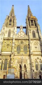 The Regensburg Cathedral is the most important church and landmark of the city of Regensburg, Germany.