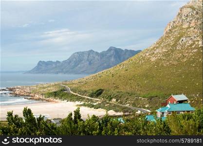 The road that goes from Gordon&rsquo;s Bay leading in to a small place in the bay called Rooi Els.