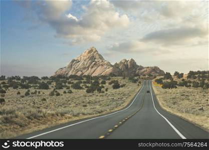 The road to the Grand Canyon. Arizona, USA