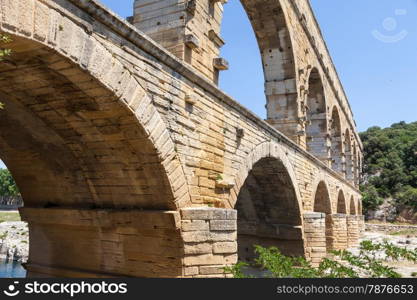 The Roman architects and hydraulic engineers who designed this bridge, created a technical as well as an artistic masterpiece.