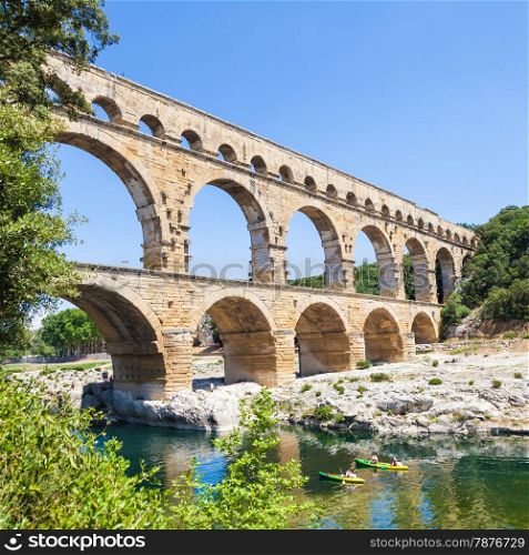 The Roman architects and hydraulic engineers who designed this bridge, created a technical as well as an artistic masterpiece.