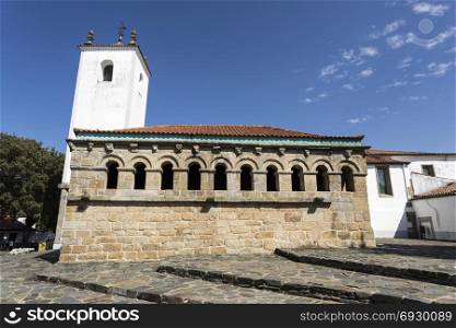 The Romanesque building of the Domus municipalis in Braganca, Portugal
