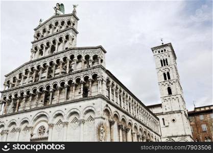The Romanesque Church of San Michele in Foro, Lucca, Tuscany, Italy