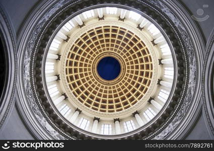 the roof of the capitolio National in the old town of the city Havana on Cuba in the caribbean sea.. AMERICA CUBA HAVANA