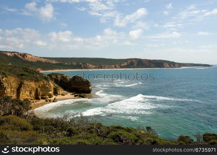 The rugged coastline of Southern Victoria, Australia