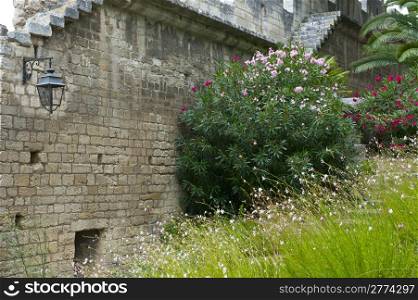 The Ruins of a Medieval Fortress in the French City of Beaucaire
