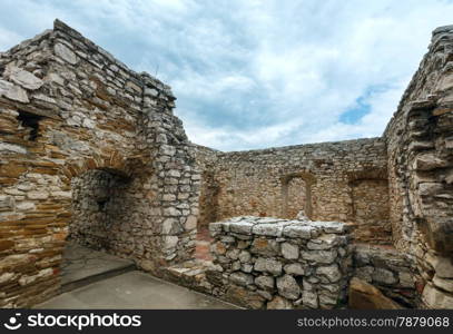 The ruins of Spis Castle (or Spissky hrad) in eastern Slovakia. Built in the 12th century.