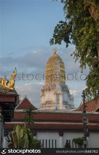 the ruins of the Wat Phra Si Ratana Mahathat a Temple in the city of Phitsanulok in the north of Thailand. Thailand, Phitsanulok, November, 2018.. THAILAND PHITSANULOK WAT RATANA MAHATHAT
