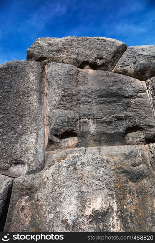 the ruins of walls of an old fortress