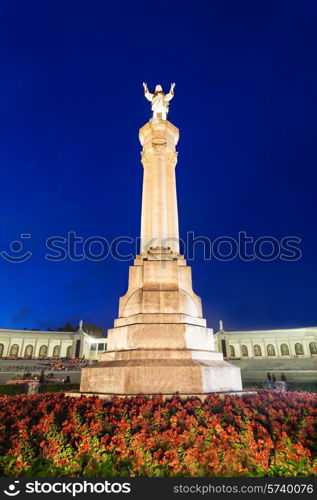 The Sanctuary of Fatima at the night, Fatima, Portugal