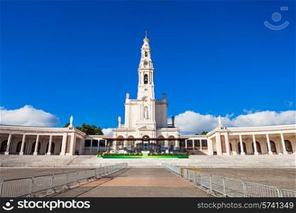 The Sanctuary of Fatima, which is also known as the Basilica of Our Lady of Fatima, Portugal