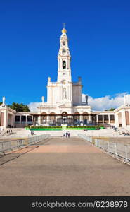 The Sanctuary of Fatima, which is also known as the Basilica of Our Lady of Fatima, Portugal