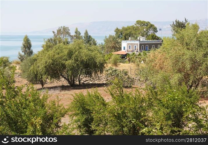 The Sanctuary of the Primacy of Peter (Franciscans) on the shore of Lake Kinneret