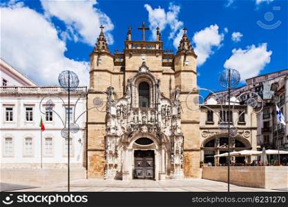 The Santa Cruz Monastery (Monastery of the Holy Cross) is a National Monument in Coimbra, Portugal