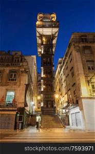 The Santa Justa Lift also called Carmo Lift is an elevator in Lisbon