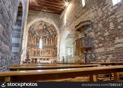 The Santa Trinita di Saccargia church in Sardinia
