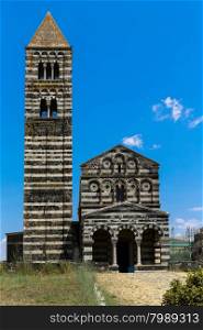 The Santa Trinita di Saccargia church in Sardinia
