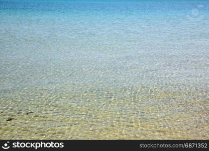 The sea surface on the Black Sea, the view into the distance