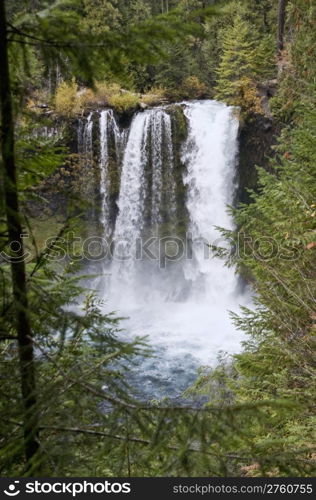 the second lower sahalie waterfall on the McKenzie River, Oregon