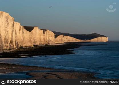 The Seven Sisters and River Cuckmere Estuary in Sussex
