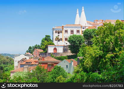 The Sintra National Palace in Sintra, Portugal