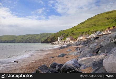 The small coastal village of Beesands, Devon, England.