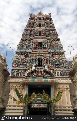 The Sri Mahamariamman Temple is the oldest and richest Hindu temple in Kuala Lumpur