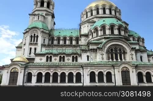 The St. Alexander Nevsky cathedral in Sofia, Bulgaria