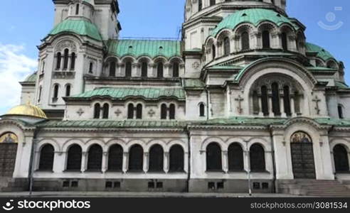 The St. Alexander Nevsky cathedral in Sofia, Bulgaria