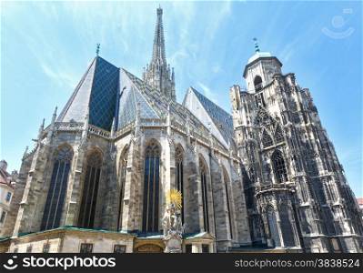 The St. Stephens Cathedral in Vienna, Austria. Build in 1359-1511 y.